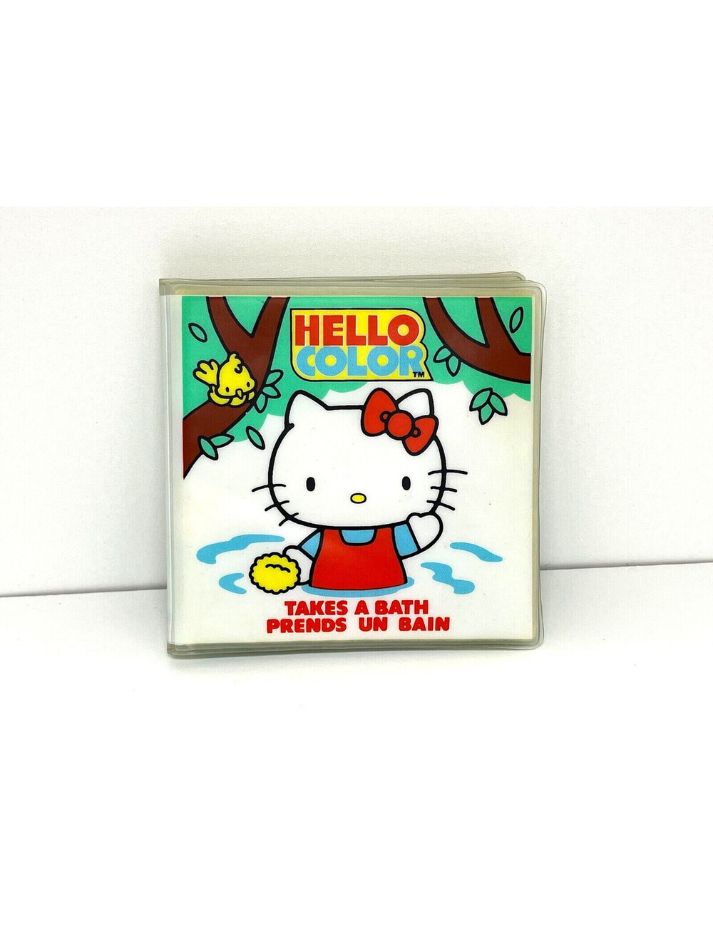 Sanrio Hello Kitty Hello Color Takes a Bath Book Vintage 1985 Made in Japan